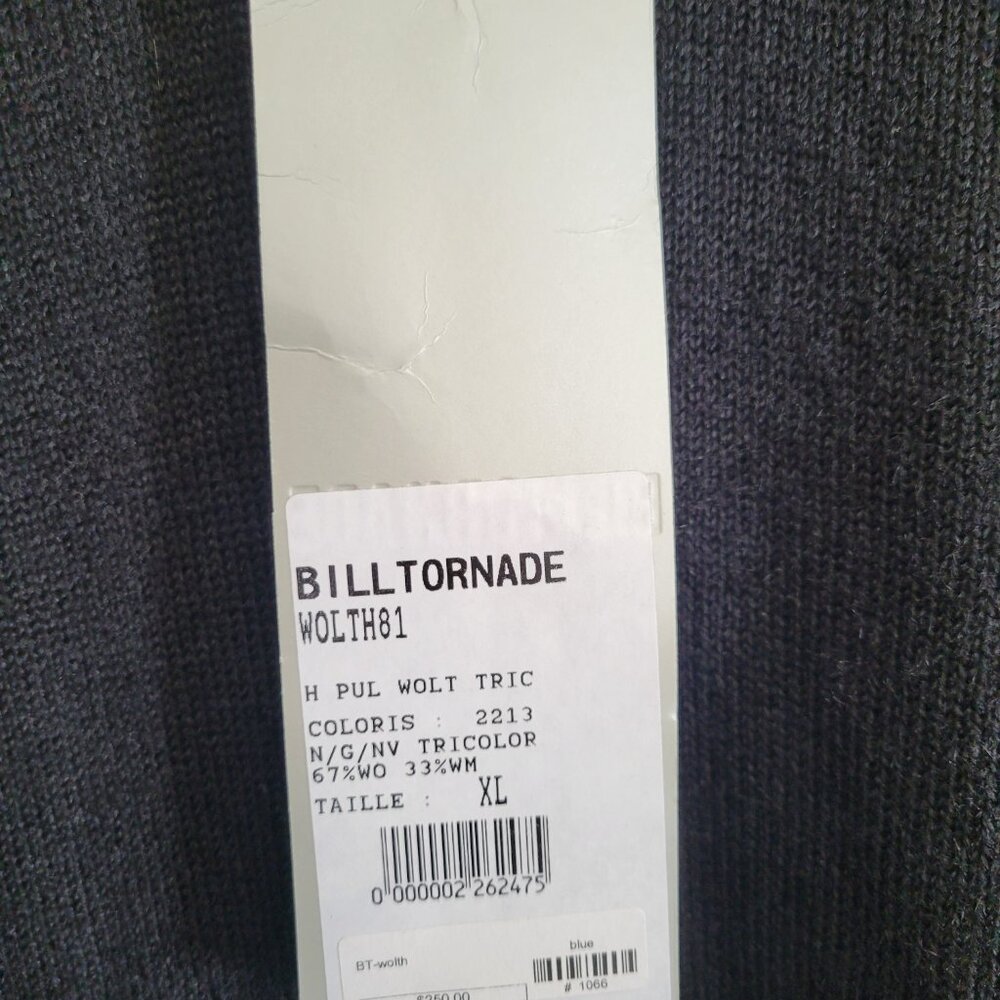 Billtornade WOLTH81 Color Block Cardigan NWT Size XL - Picture 8 of 8